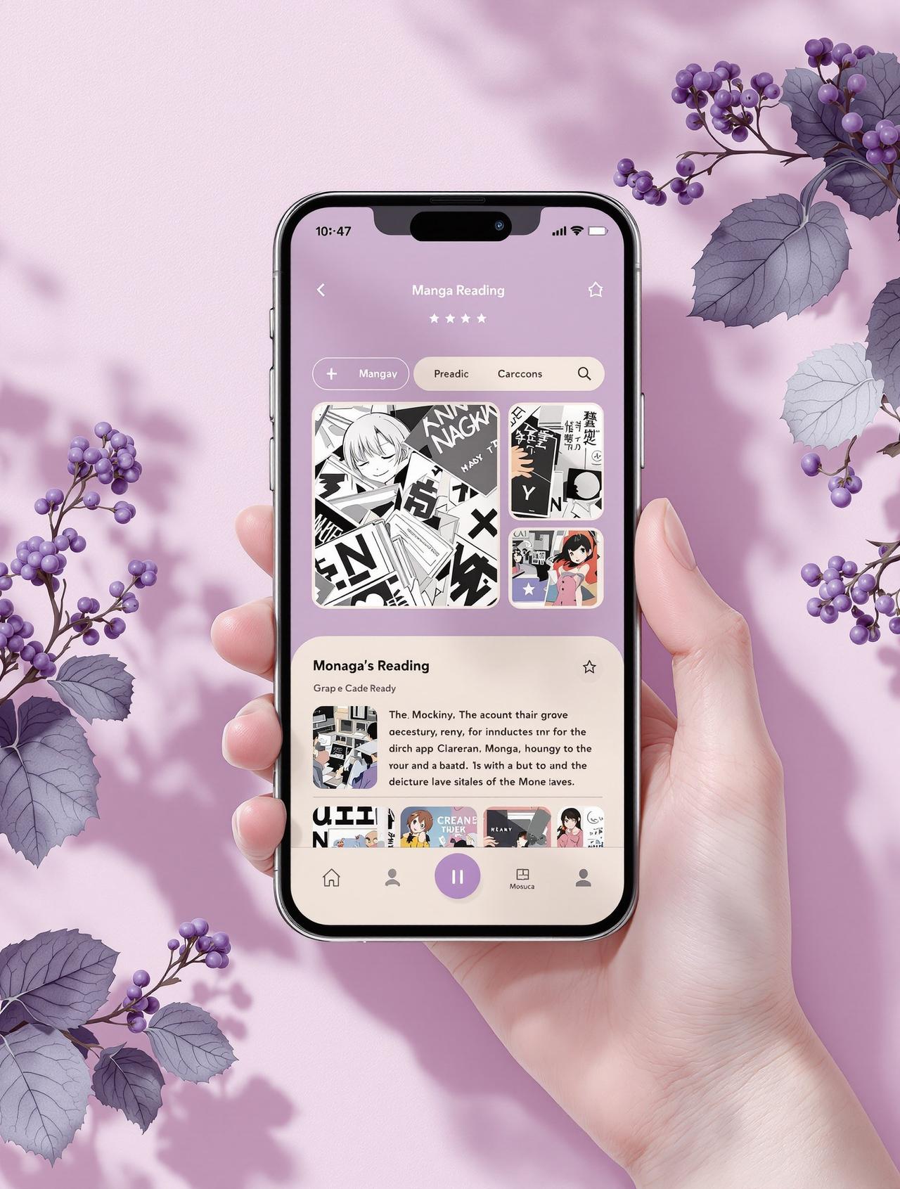 动态漫画APP界面展示
